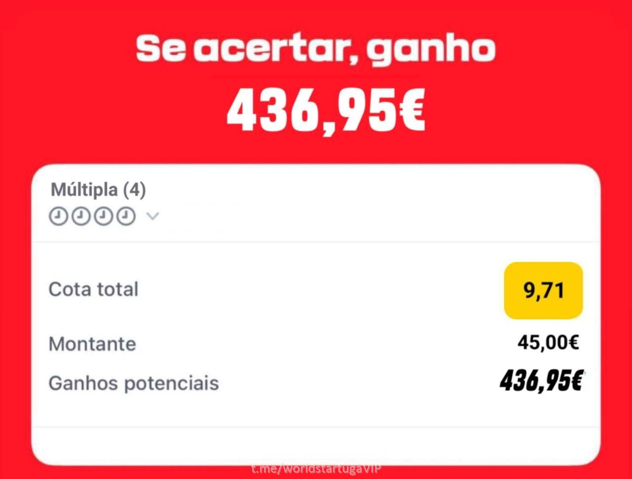 Múltipla da semana com quatro jogos